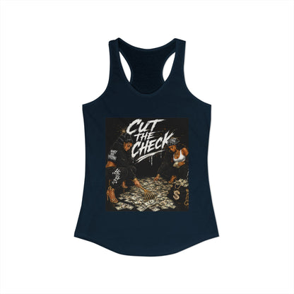 Cut the Check - Women's Racerback Tank