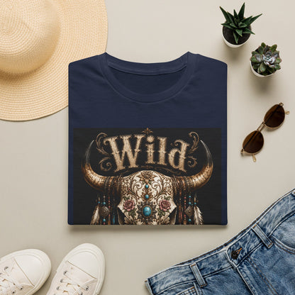 Wild One Skull Tee | Cow Skull Graphic T-Shirt, Boho Western
