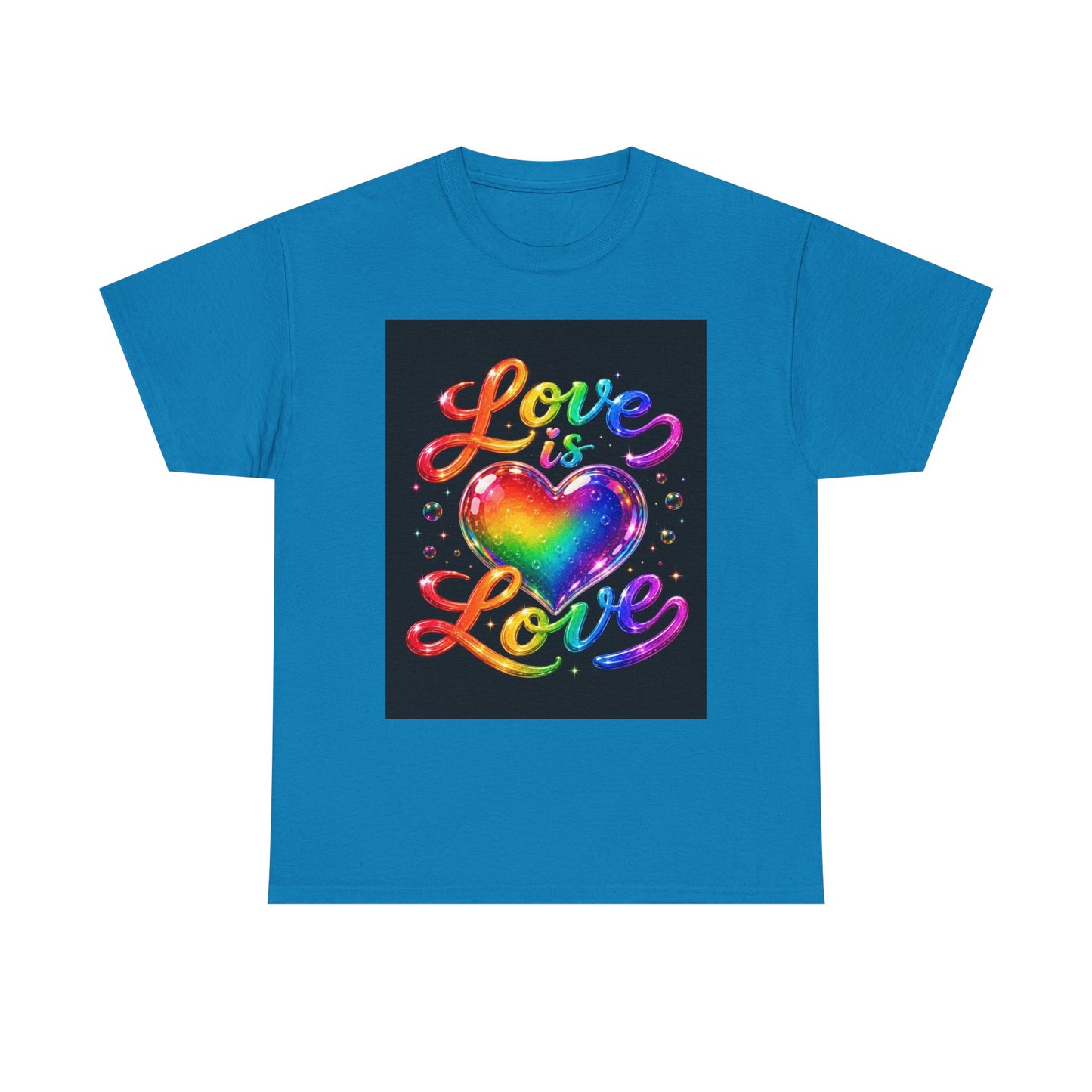 Love Is Love heart rainbow tee | Pride T-Shirt