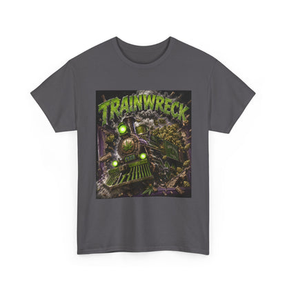 TrainwreckT-Shirt | Grunge Horror Train Graphic