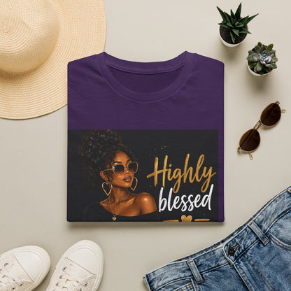 Highly Blessed and Favored T-Shirt | Inspirational Afrocentric Design