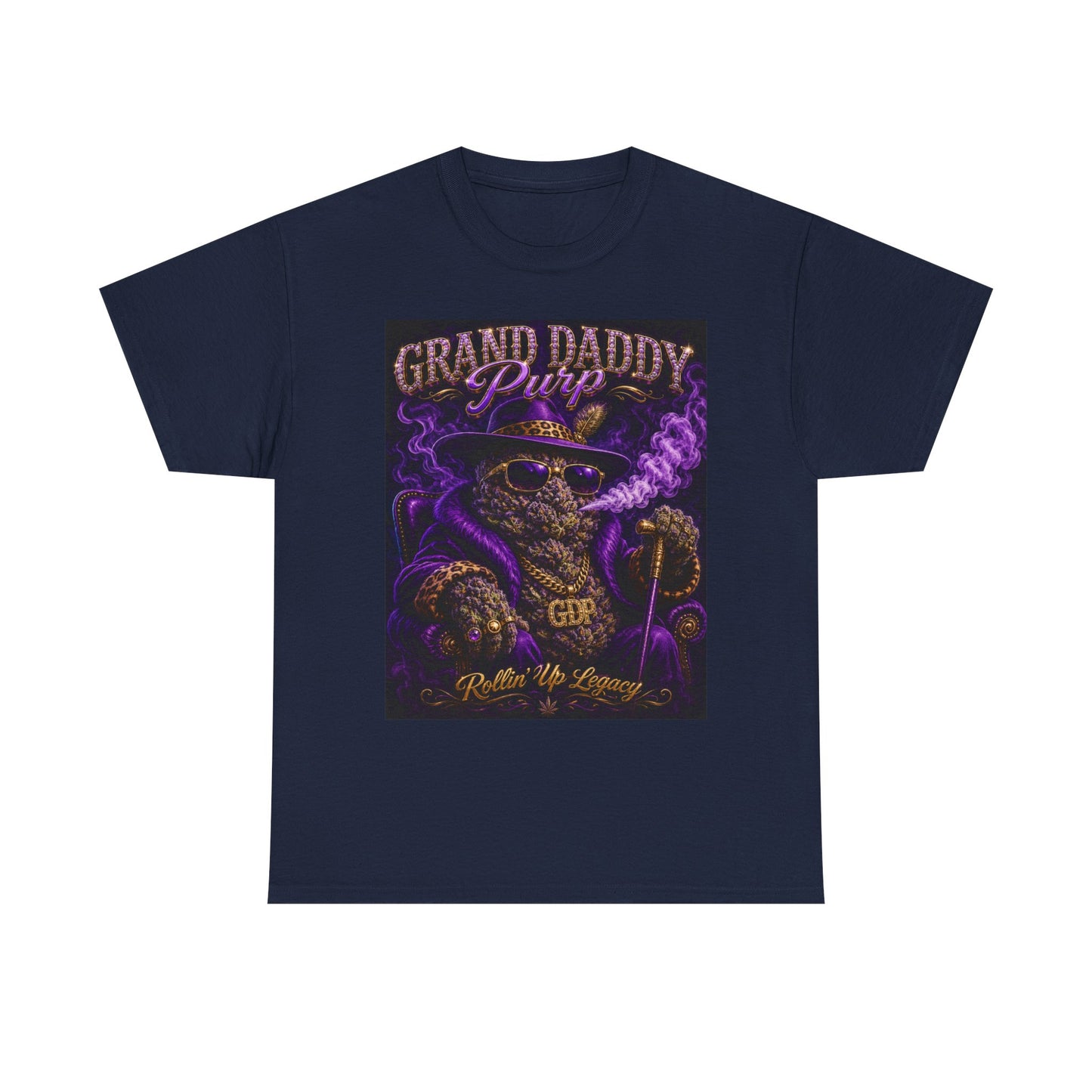 Grand Daddy Purp Graphic Tee | Purple Retro Cannabis Design