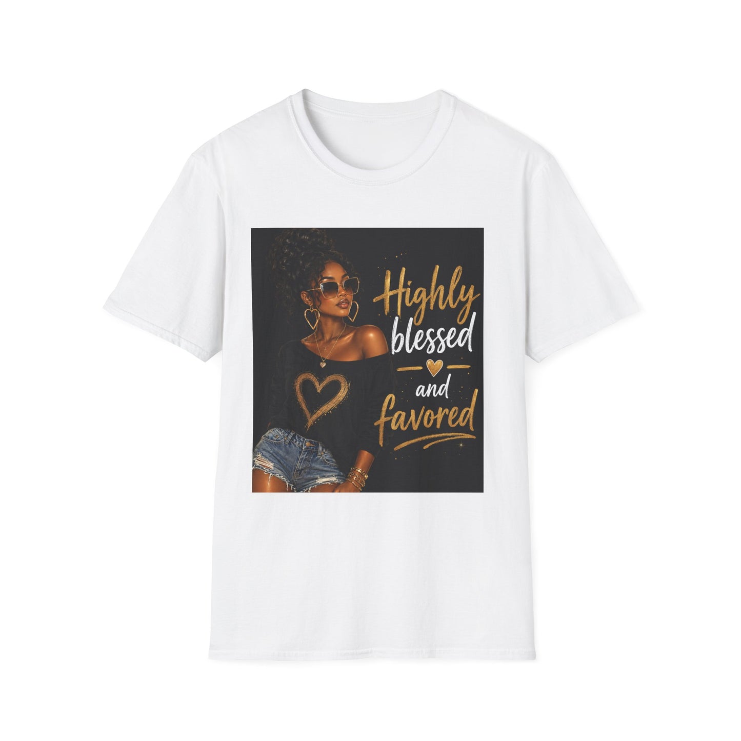 Highly Blessed and Favored T-Shirt | Inspirational Afrocentric Design
