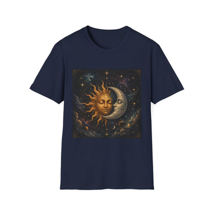 Sun and MoonT-Shirt | Celestial Astrology Starry Design