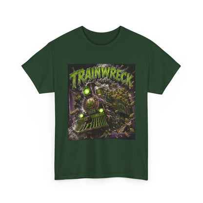 TrainwreckT-Shirt | Grunge Horror Train Graphic