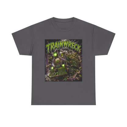 TrainwreckT-Shirt | Grunge Horror Train Graphic