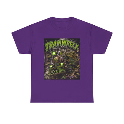 TrainwreckT-Shirt | Grunge Horror Train Graphic