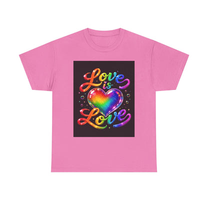 Love Is Love heart rainbow tee | Pride T-Shirt