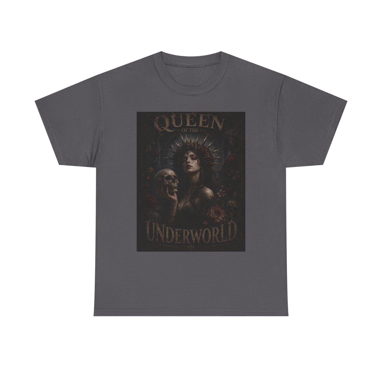 Queen of the Underworld Tee | Dark Gothic Skull Woman