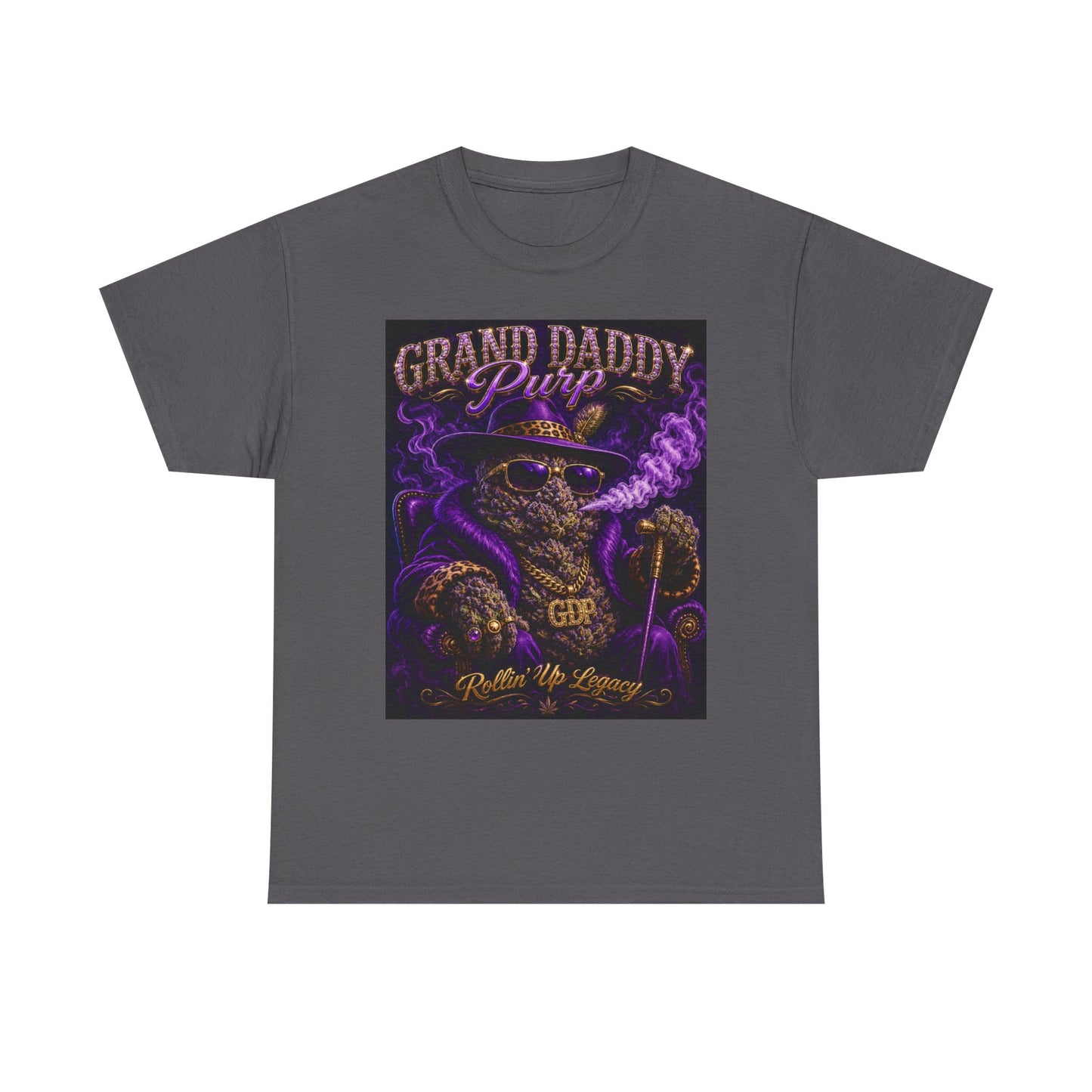 Grand Daddy Purp Graphic Tee | Purple Retro Cannabis Design