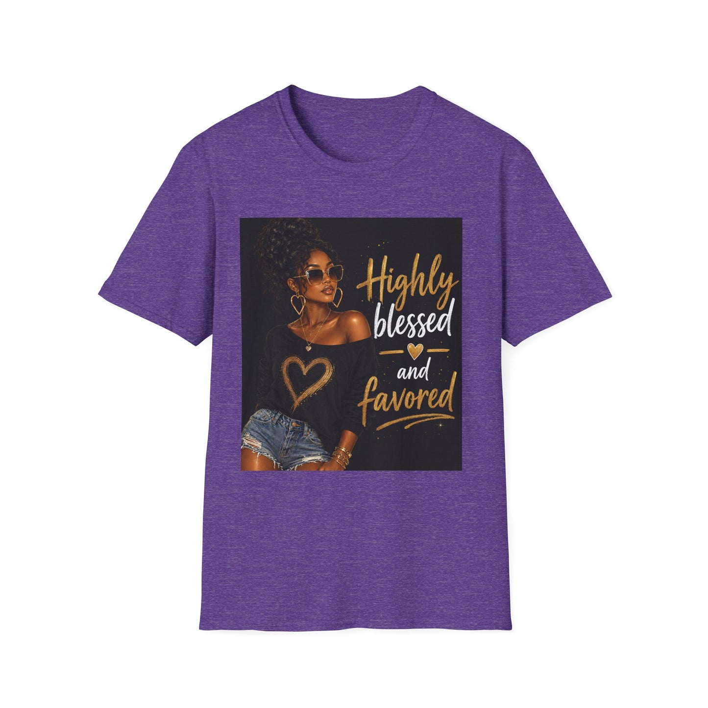 Highly Blessed and Favored T-Shirt | Inspirational Afrocentric Design