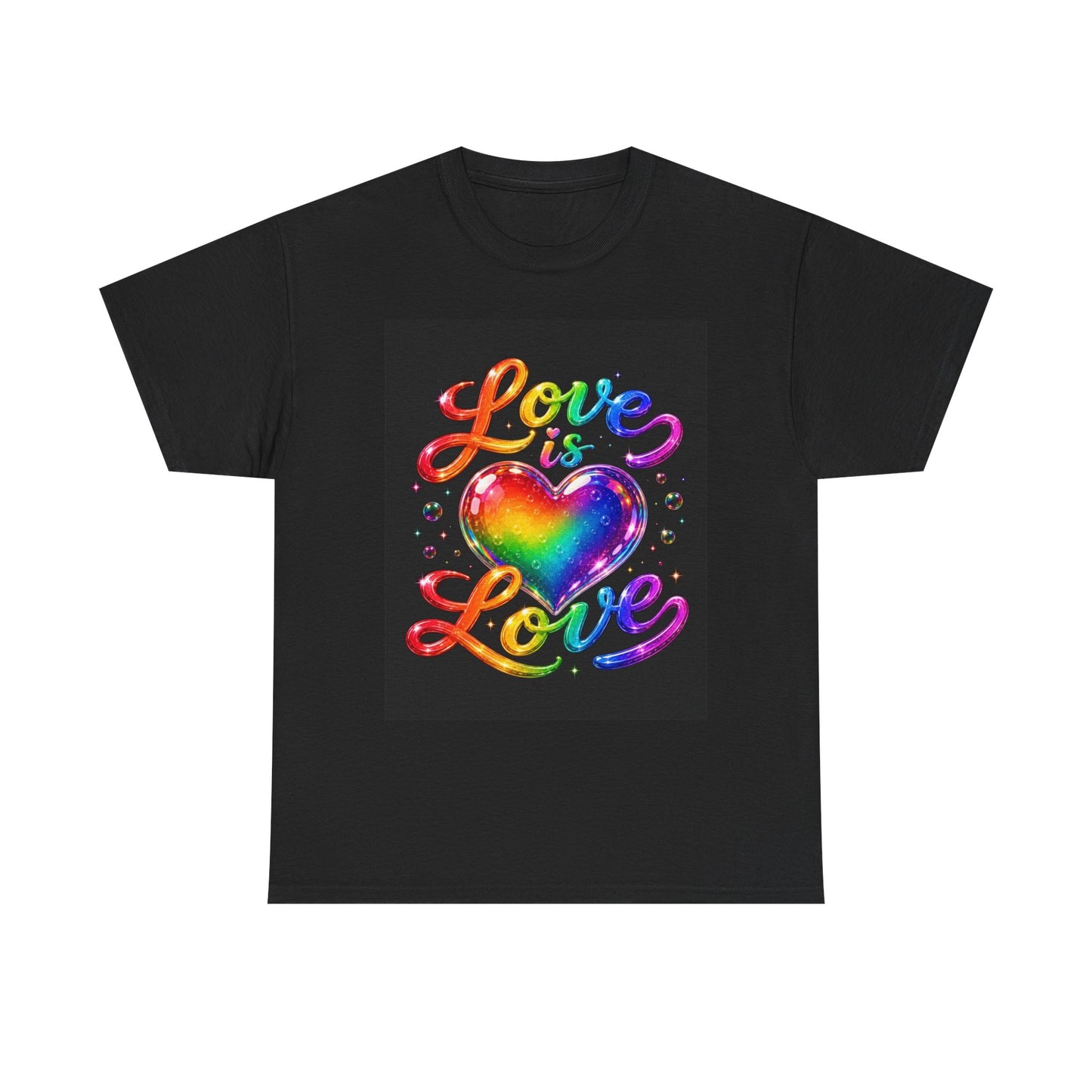 Love Is Love heart rainbow tee | Pride T-Shirt