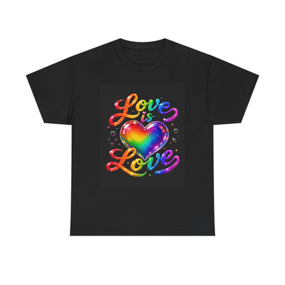 Love Is Love heart rainbow tee | Pride T-Shirt