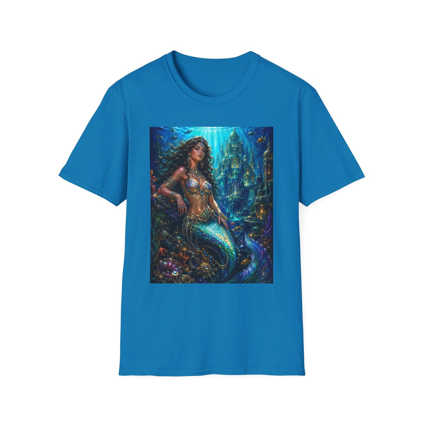 Mystical Mermaid T-Shirt | Underwater Fantasy Art