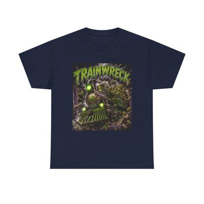 TrainwreckT-Shirt | Grunge Horror Train Graphic
