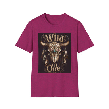 Wild One Skull Tee | Cow Skull Graphic T-Shirt, Boho Western