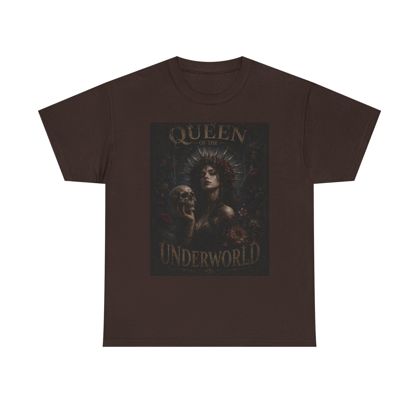 Queen of the Underworld Tee | Dark Gothic Skull Woman