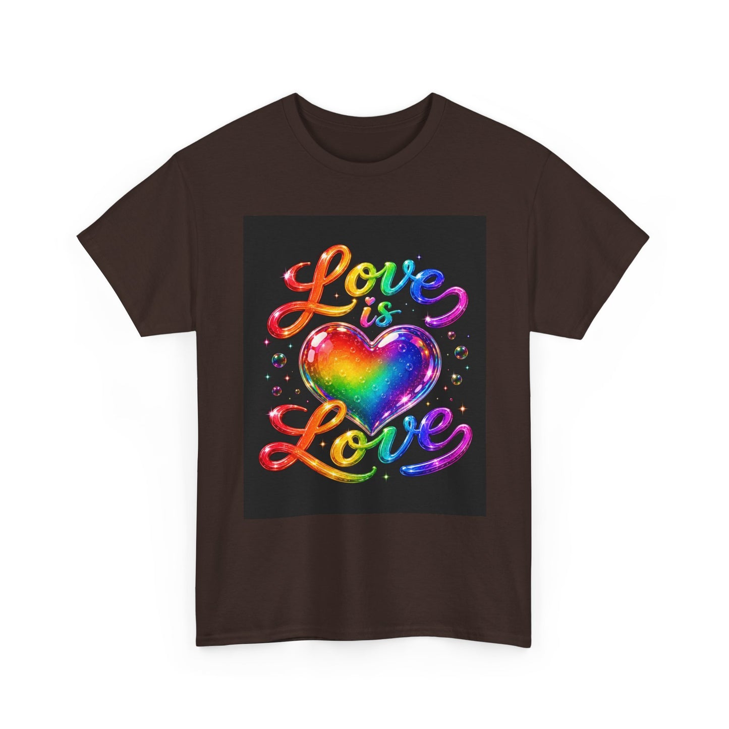 Love Is Love heart rainbow tee | Pride T-Shirt