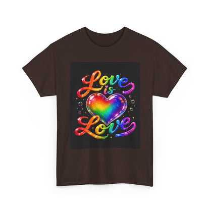 Love Is Love heart rainbow tee | Pride T-Shirt