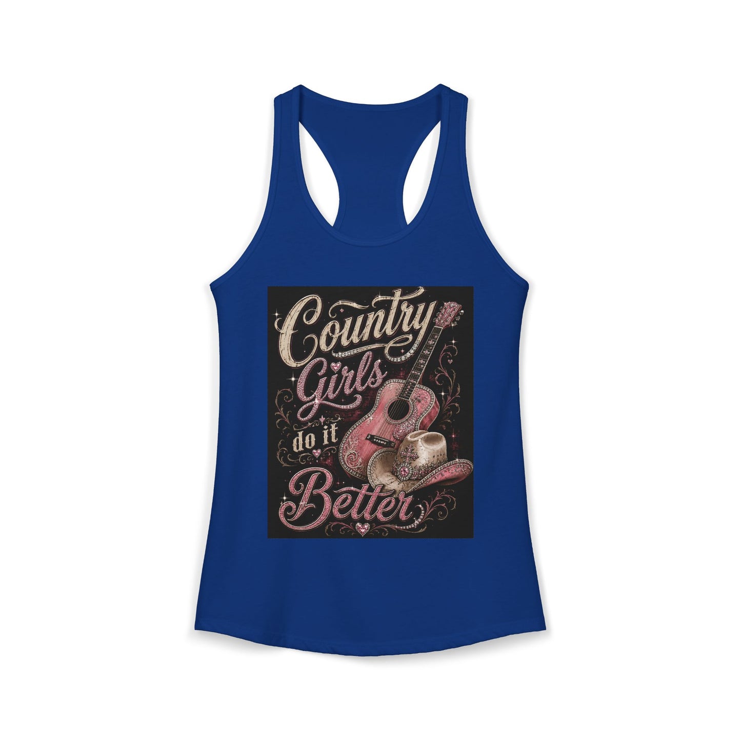 Country Girls do it Better - Women's Racerback Tank