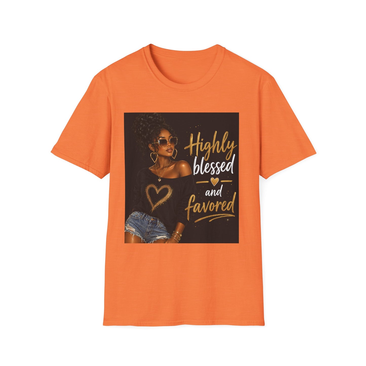 Highly Blessed and Favored T-Shirt | Inspirational Afrocentric Design