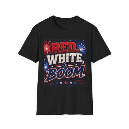 Red White & Boom T-Shirt | Patriotic Fourth of July Fireworks Shirt