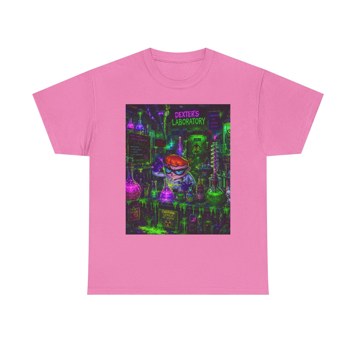 Mad Scientist tee | Lab Art T-Shirt, Neon Vaporwave Skate Lab
