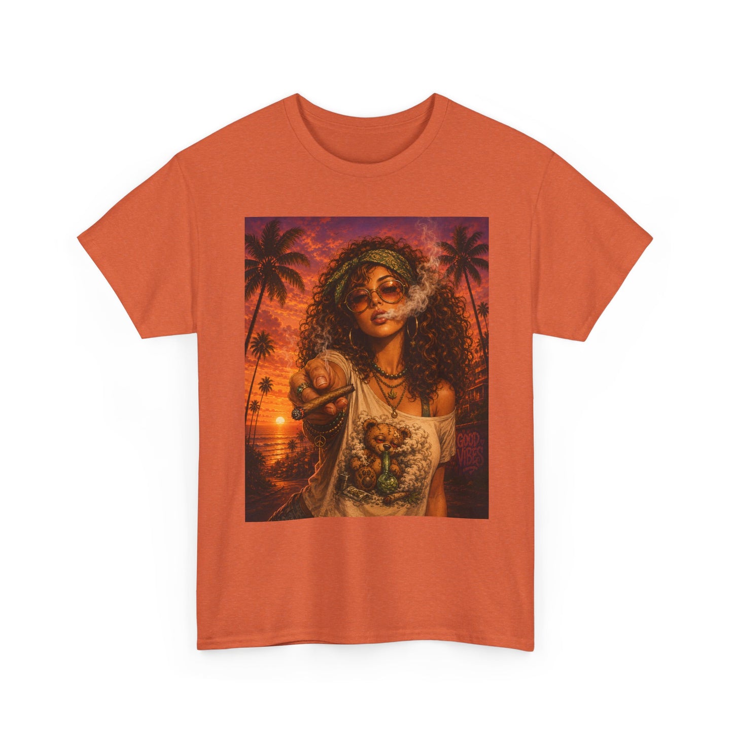 Sunset Bae Tee | Retro Hawaiian Palm Beach Vibes