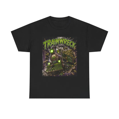 TrainwreckT-Shirt | Grunge Horror Train Graphic
