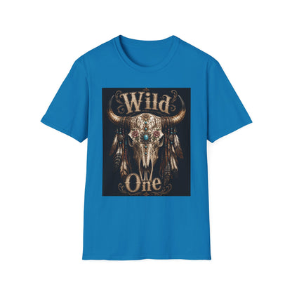 Wild One Skull Tee | Cow Skull Graphic T-Shirt, Boho Western