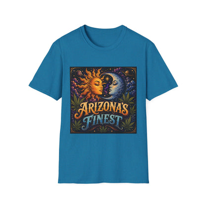 Sun and Moon Arizona's Finest T-Shirt | Celestial Sunface Moonface Tee