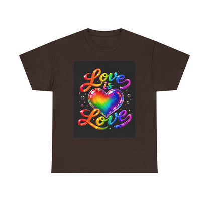Love Is Love heart rainbow tee | Pride T-Shirt
