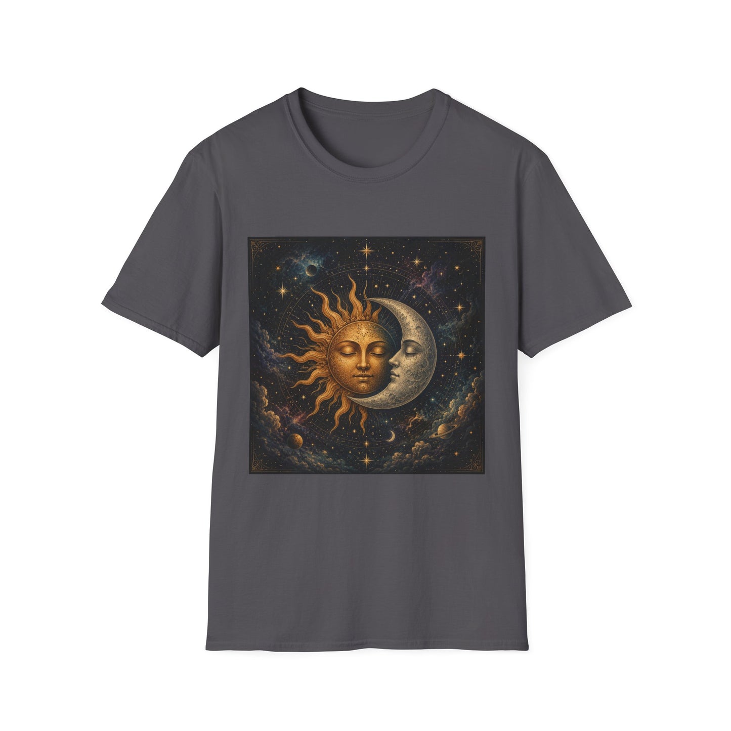 Sun and MoonT-Shirt | Celestial Astrology Starry Design