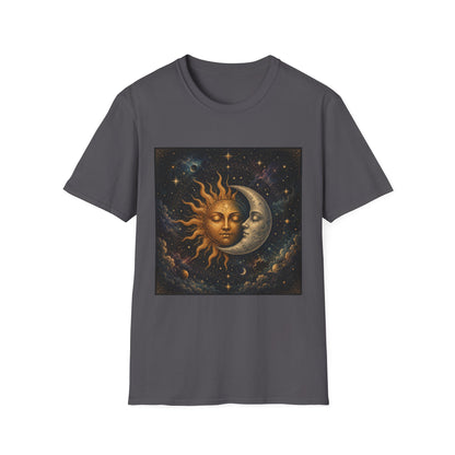 Sun and MoonT-Shirt | Celestial Astrology Starry Design