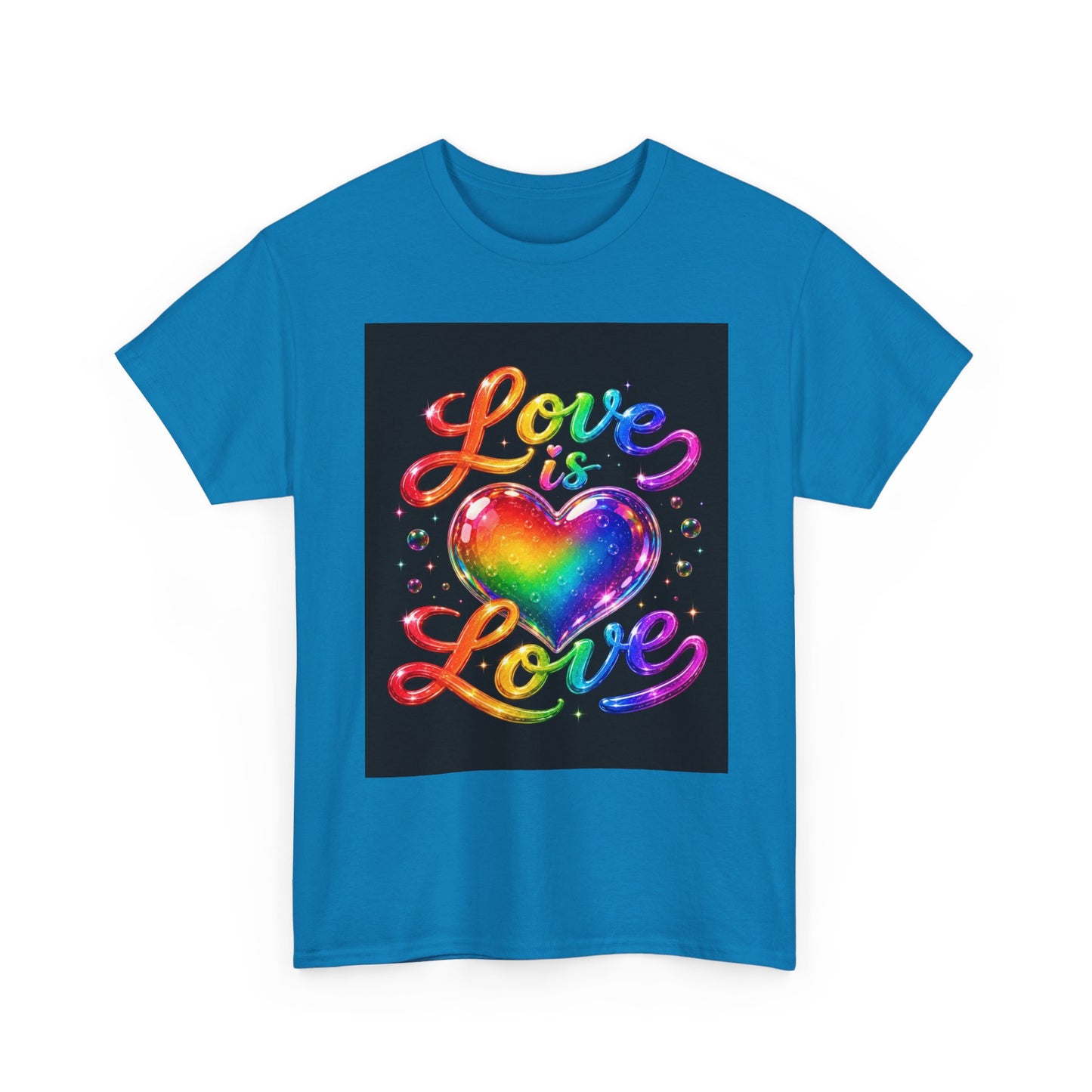 Love Is Love heart rainbow tee | Pride T-Shirt