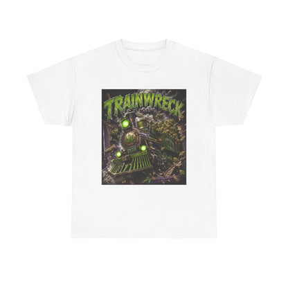 TrainwreckT-Shirt | Grunge Horror Train Graphic