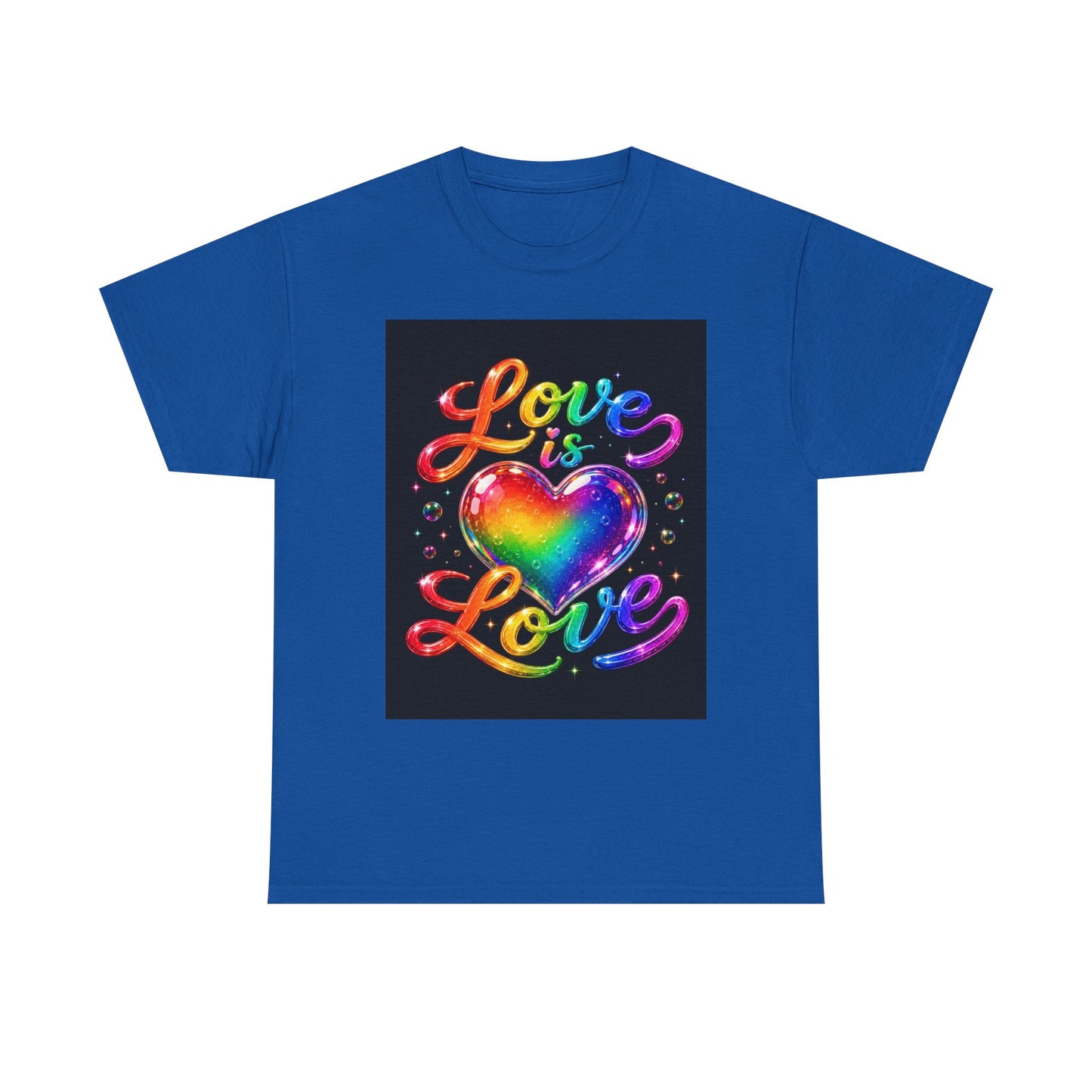 Love Is Love heart rainbow tee | Pride T-Shirt