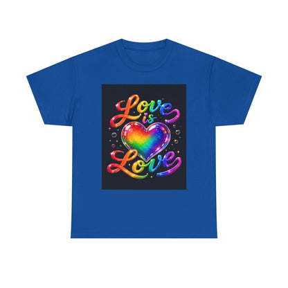 Love Is Love heart rainbow tee | Pride T-Shirt