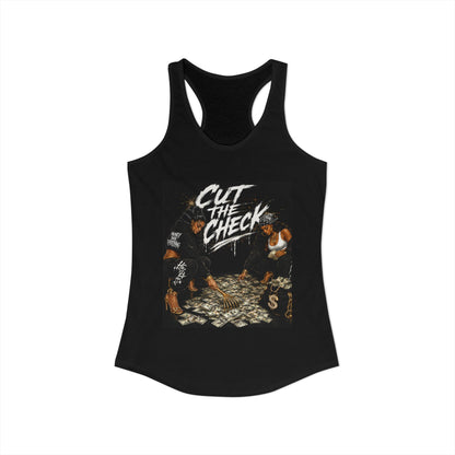 Cut the Check - Women's Racerback Tank
