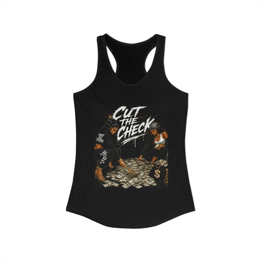 Cut the Check - Women's Racerback Tank