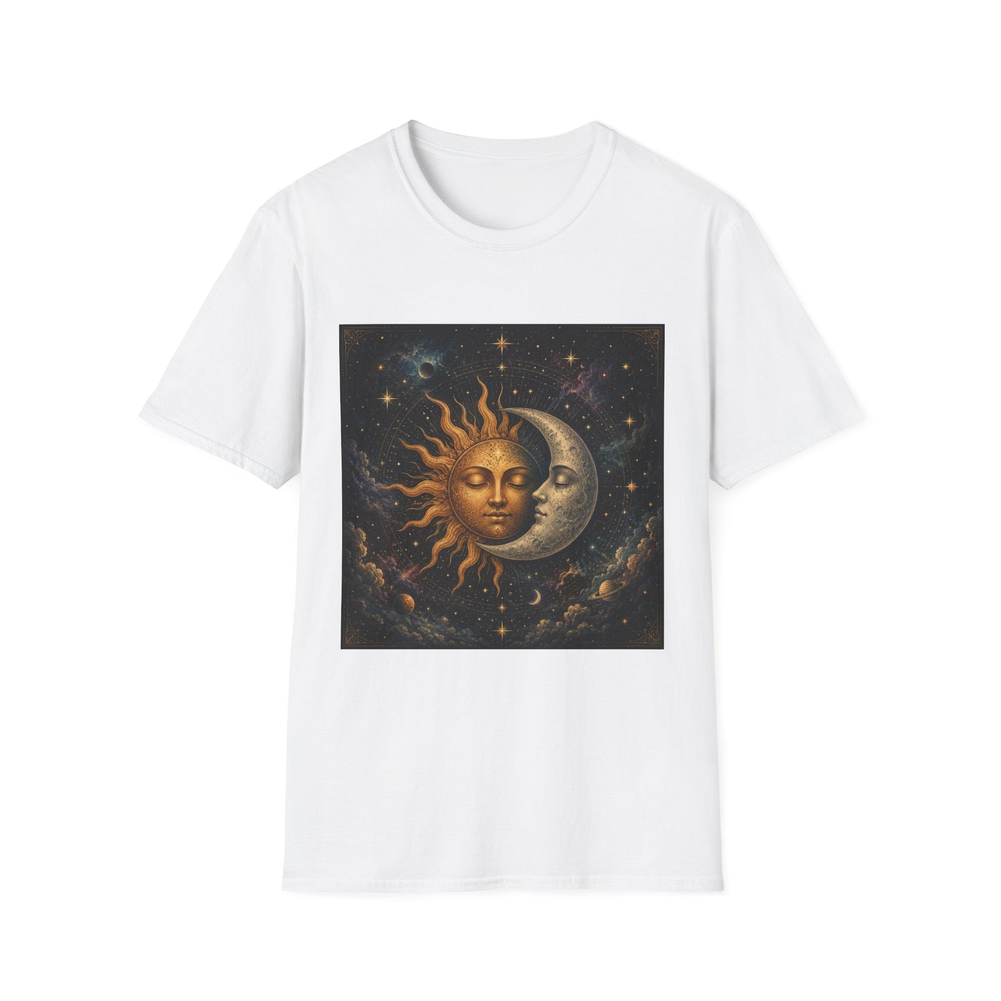 Sun and MoonT-Shirt | Celestial Astrology Starry Design