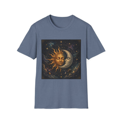 Sun and MoonT-Shirt | Celestial Astrology Starry Design