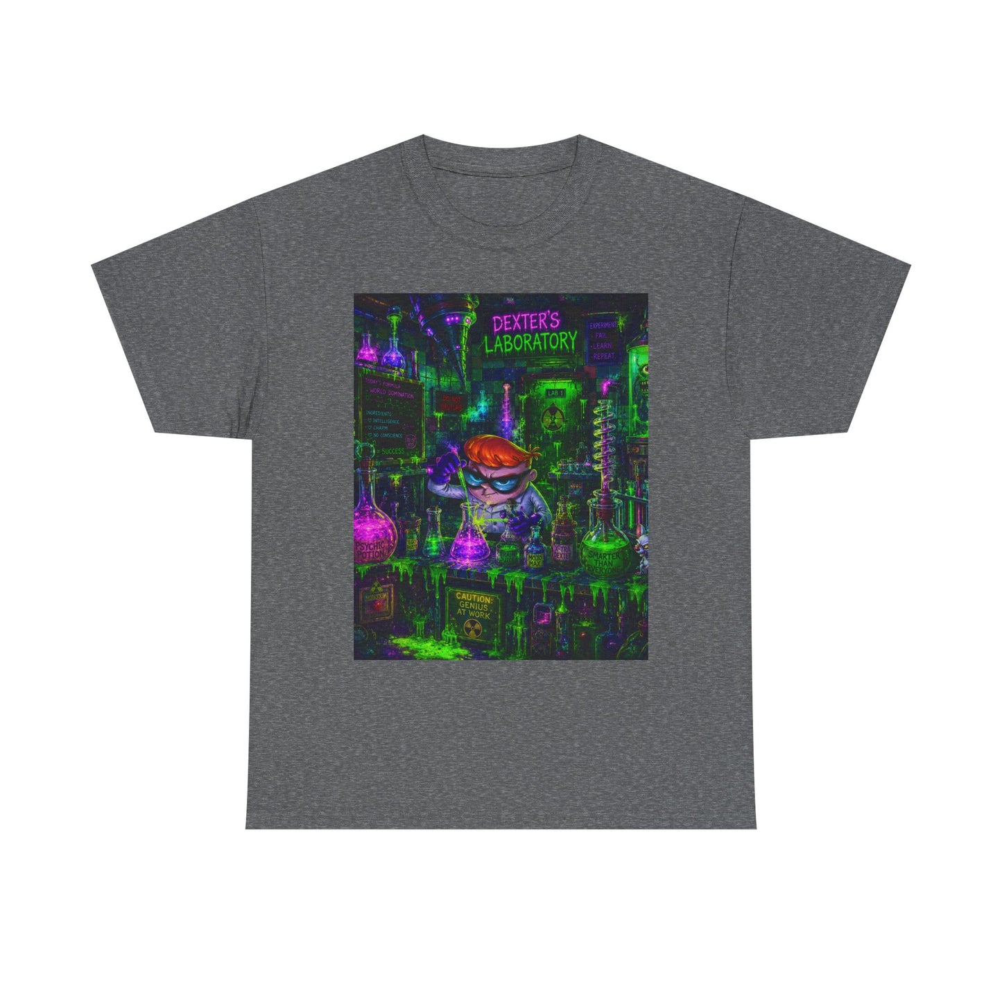 Mad Scientist tee | Lab Art T-Shirt, Neon Vaporwave Skate Lab