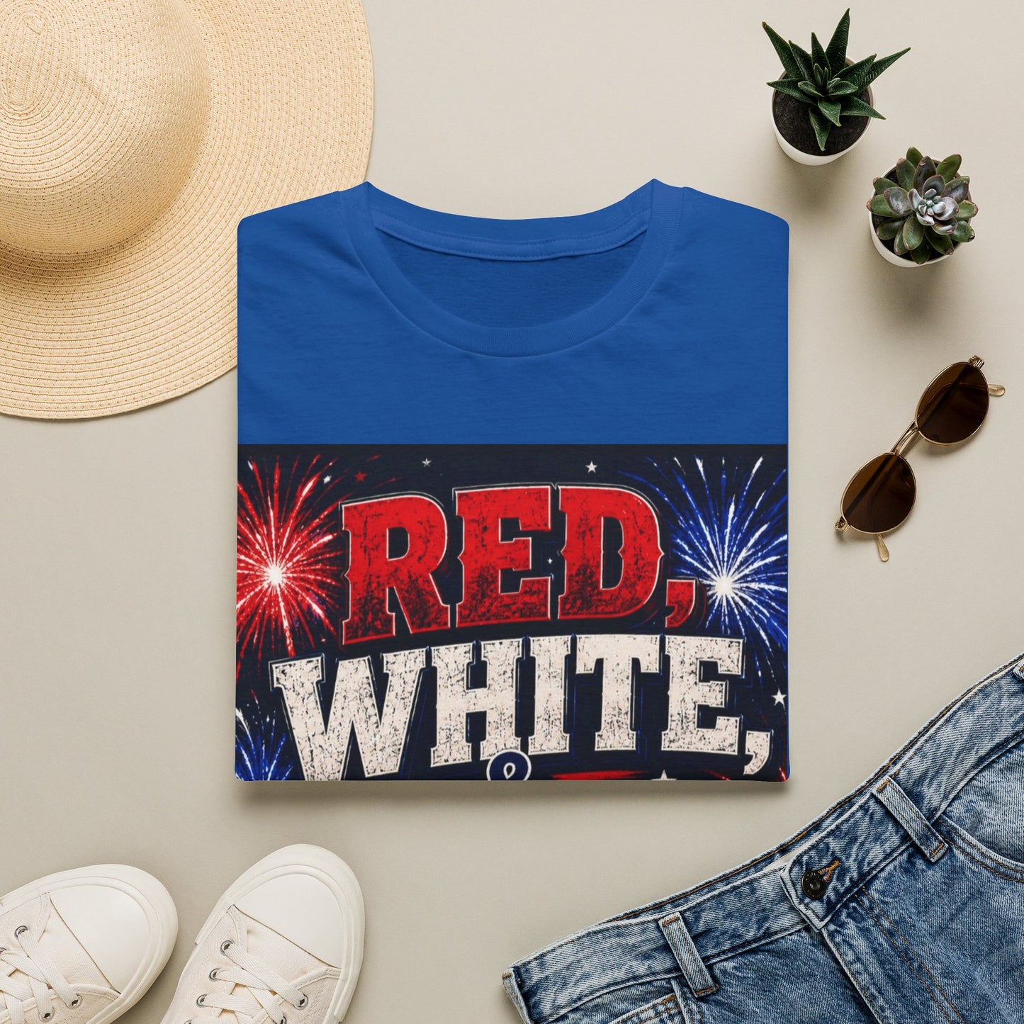 Red White & Boom T-Shirt | Patriotic Fourth of July Fireworks Shirt
