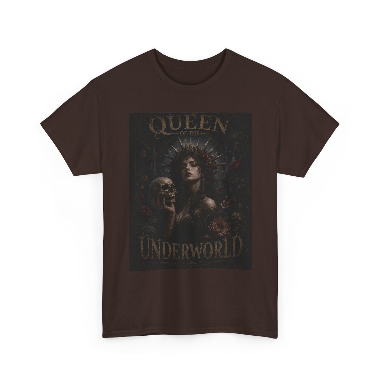 Queen of the Underworld Tee | Dark Gothic Skull Woman
