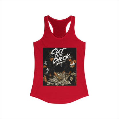 Cut the Check - Women's Racerback Tank