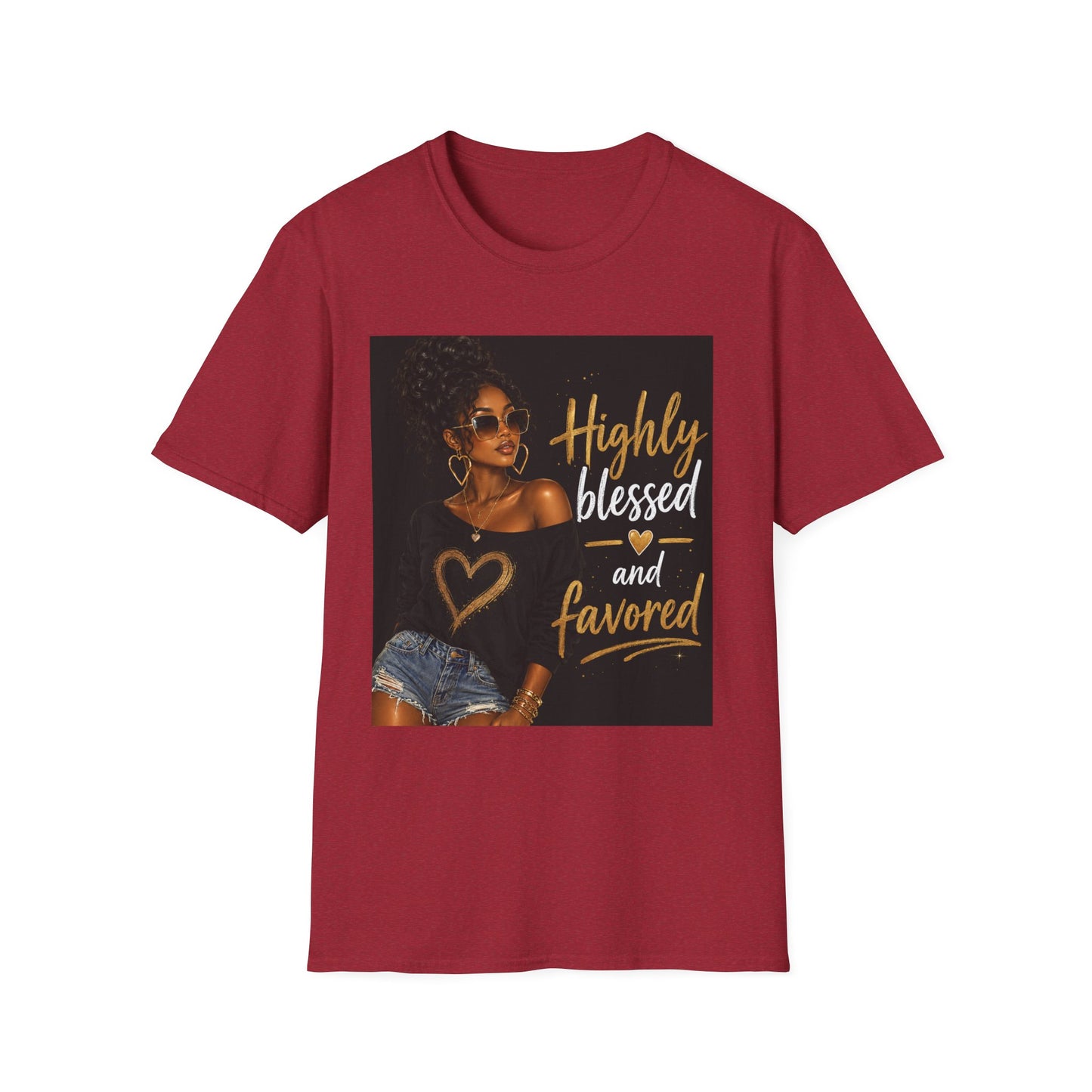 Highly Blessed and Favored T-Shirt | Inspirational Afrocentric Design