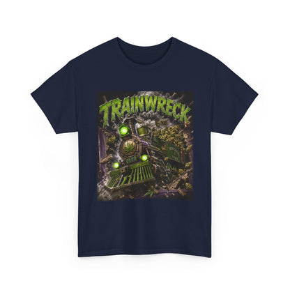 TrainwreckT-Shirt | Grunge Horror Train Graphic
