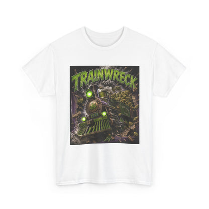 TrainwreckT-Shirt | Grunge Horror Train Graphic