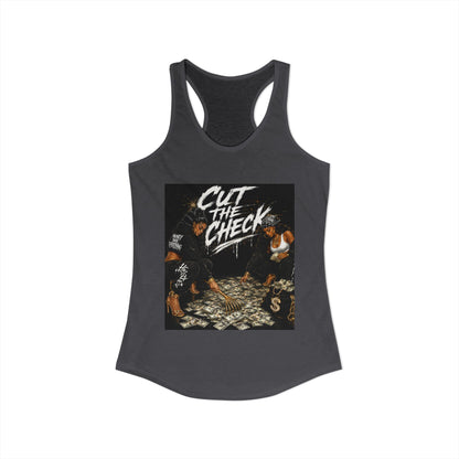 Cut the Check - Women's Racerback Tank